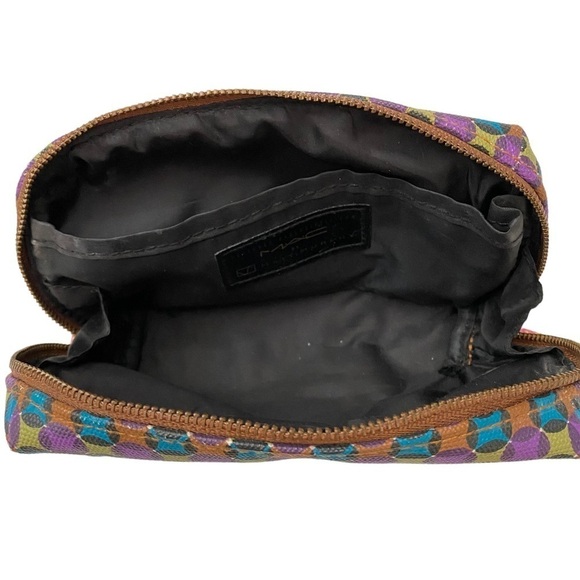 MAC Cosmetics Designed by Matt Murphy Zip Cosmetic Bag Preowned - Picture 5 of 10